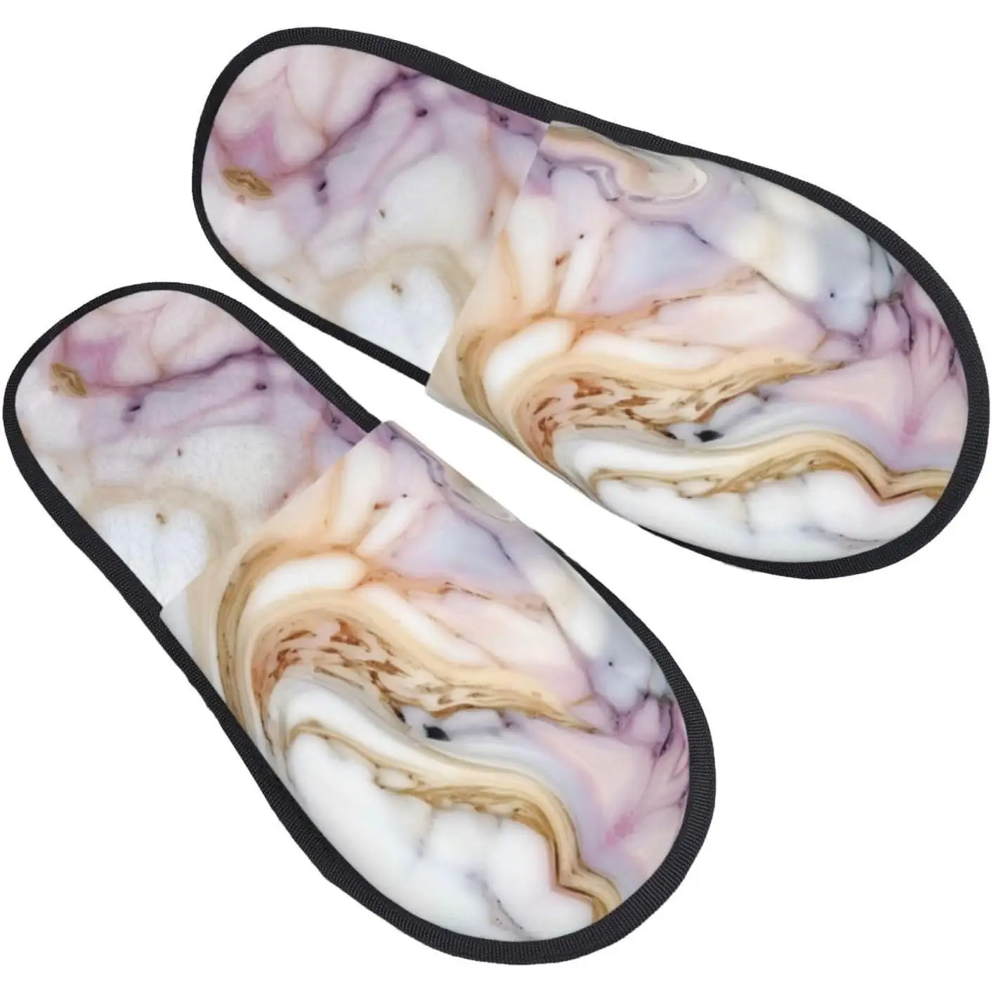 

Красные, белые мраморные узоры с принтом, осенне-зимние нечеткие тапочки, удобная домашняя обувь, портативная обувь для путешествий в отеле, подарки для женщин и мужчин