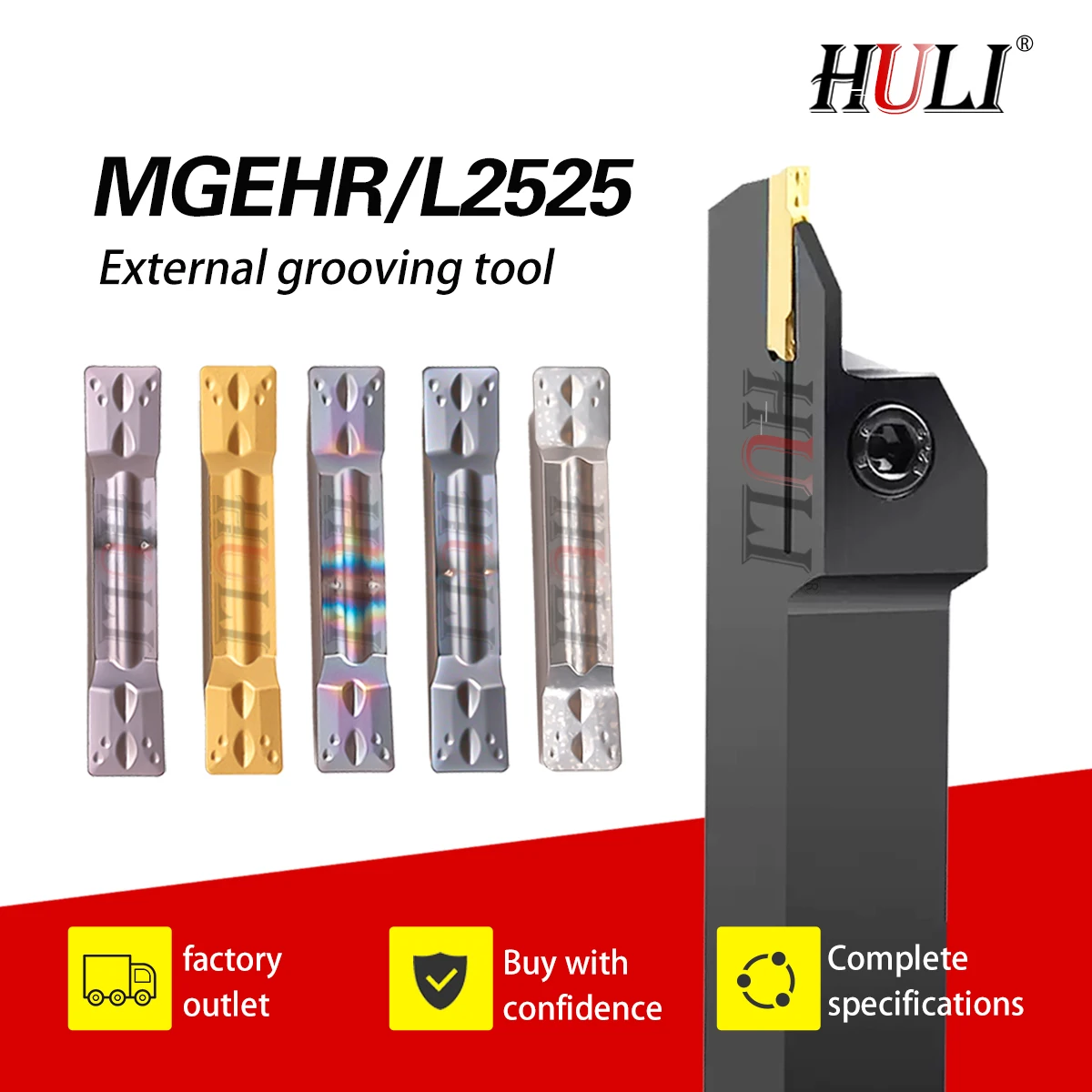 

MGEHR2525-1.5/2/2.5/3/4/5 Grooving Turning Tools Holder MGMN150/200/250/300/400/500-G/M Cutting Inserts CNC Lathe Cutter Tools