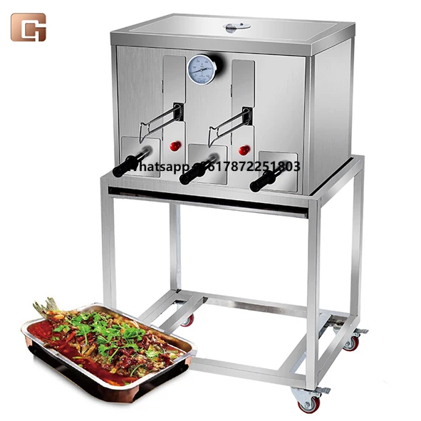 

BBQ Stainless Steel Fish Grill Can Be Drawn Ventilated Smokeless Charcoal Multifunctional Night Snack Grill