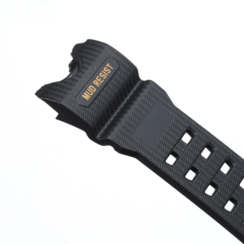 Replacement gwg 1000 Mudmaster Resin Strap Suitable For Casio GWG1000 Men Waterproof Bracelet With Stainless Steel Loop