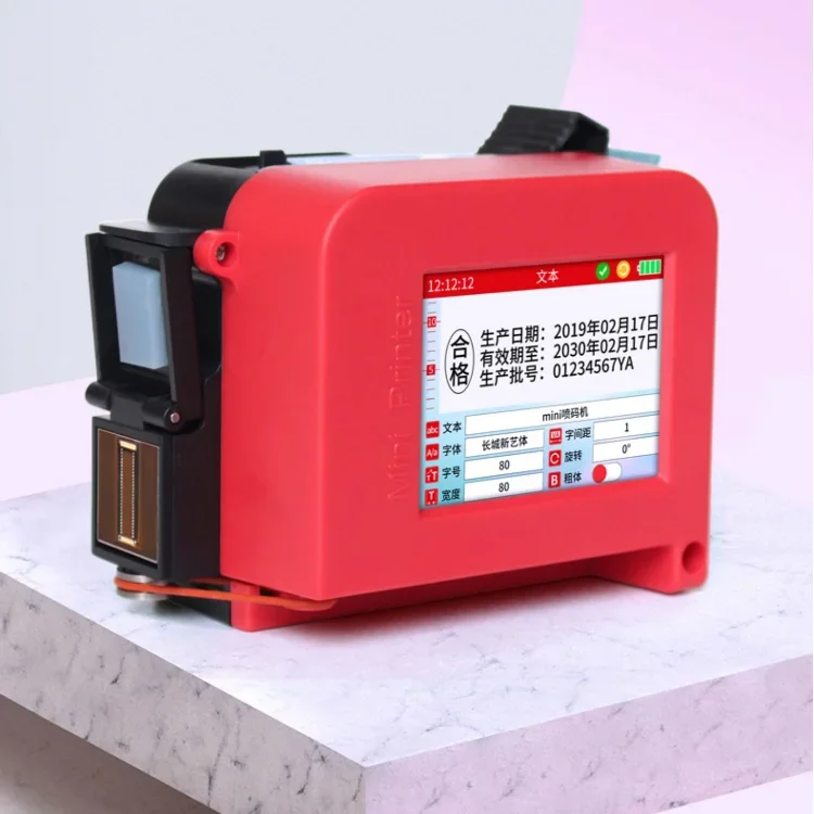 Popular Mini Portable Expire Date Inject Machine Ink Jet Handheld Mini Thermal Inkjet Printer