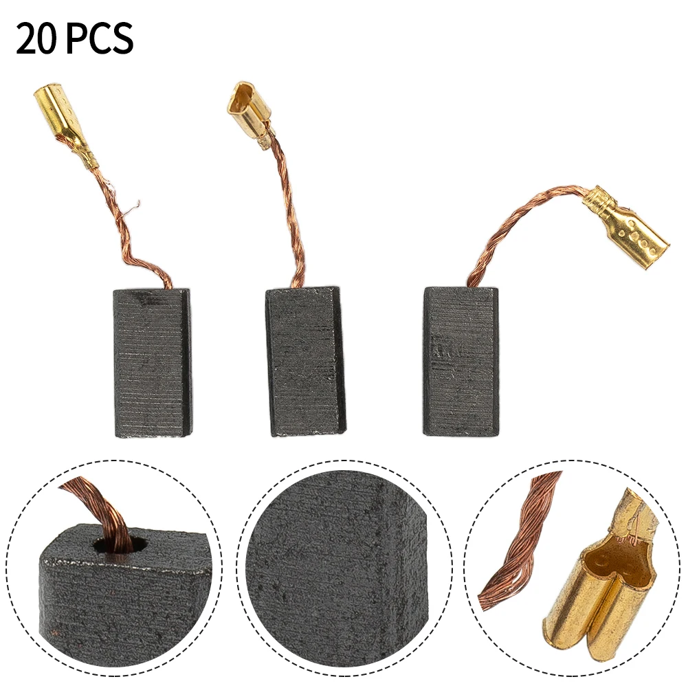 

Brush Spring Carbon Brush Parts Replacement Spare Supplies Tool 15*8*5mm 20pcs/set 45mm Length Assembly Practical