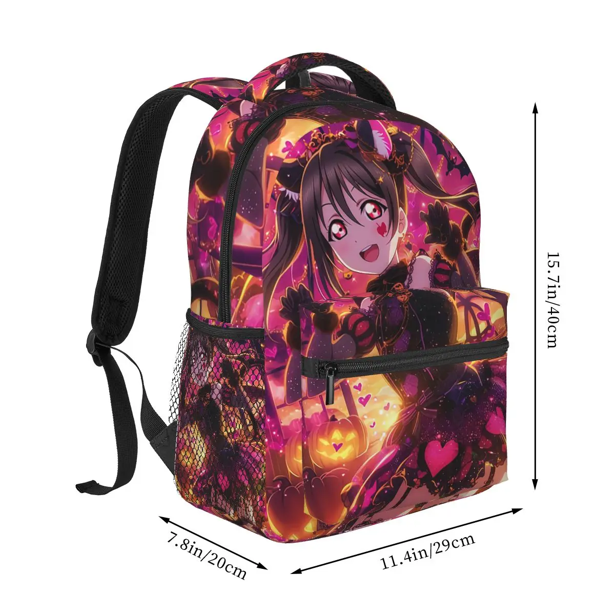Anime LoveLive Nico Yazawa Backpacks Boys Girls Bookbag Students School Bags Cartoon Kids Rucksack Shoulder Bag Large Capacity