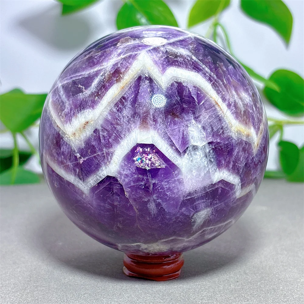 Dream Amethyst Sphere Crystal Natural Stone Quartz Stone Minerals Home Decoration Reiki Garden Decorations Energy Healing Luck