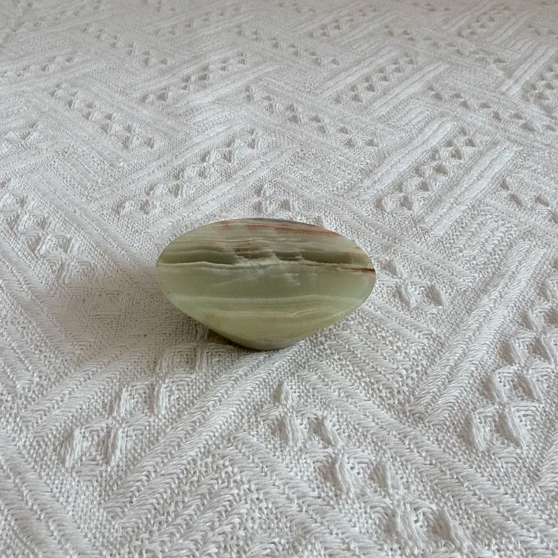 

Modern Minimalist Marble Pull, Designer Handle for Cabinets, Drawers & Bathrooms, Luxury Jade Door Knob
