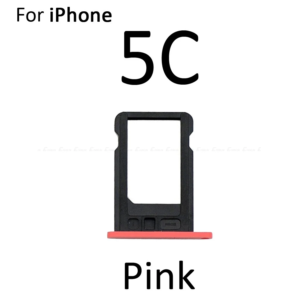 For iPhone 4 4S 5 5S SE 5C Sim Card Tray Slot Holder Adapter Repair Parts