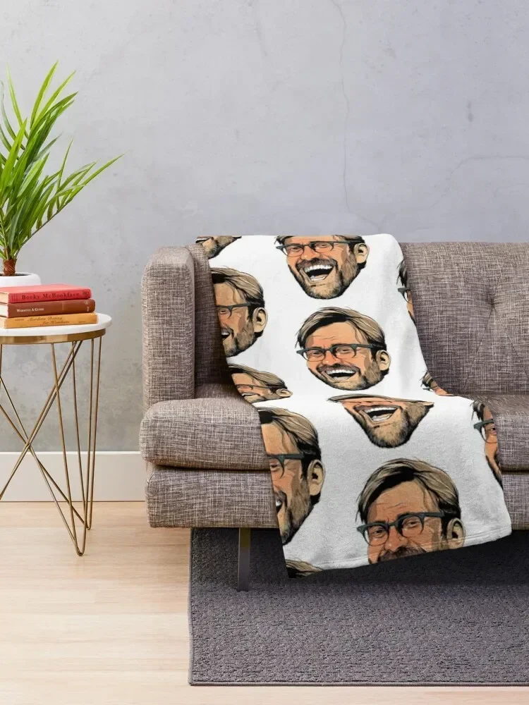 Delirious Klopp Throw Blanket Camping Loose Blankets