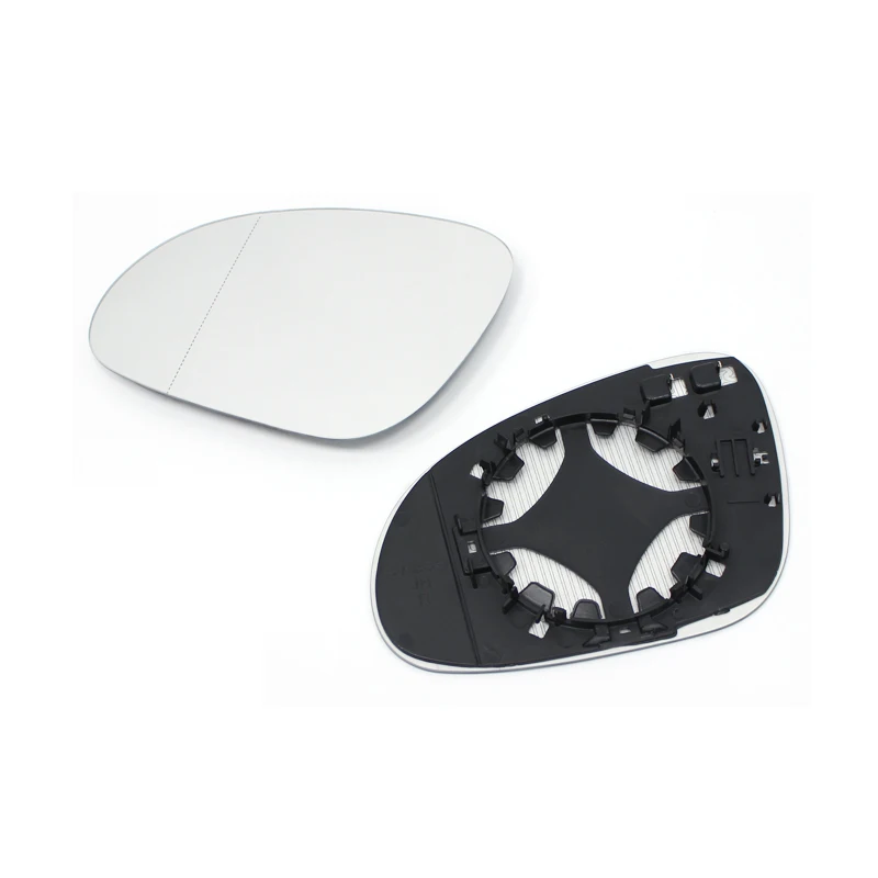 ل Vw Golf 5 Mk5 2003 - 2008 جيتا باسات B6 2006-2009 الجانب الأيمن الأيسر ساخنة الجناح مرآة الزجاج الرؤية الخلفية لوحة الرؤية الخلفية #5