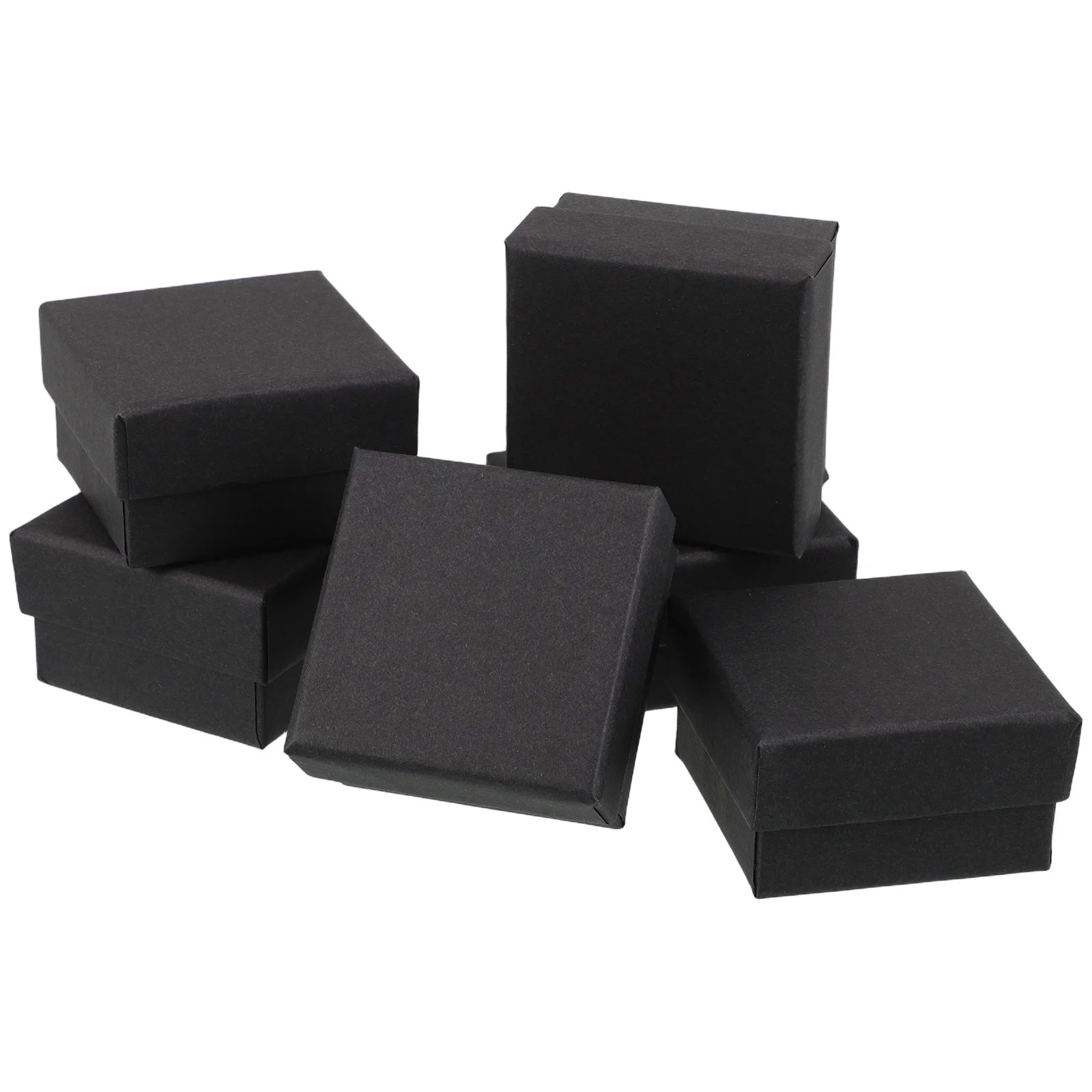 

10 шт., коробки для упаковки ювелирных изделий, бумажный материал, маленькие подарочные коробки для колец, серег, браслетов, ожерелий, витрина для ювелирных изделий