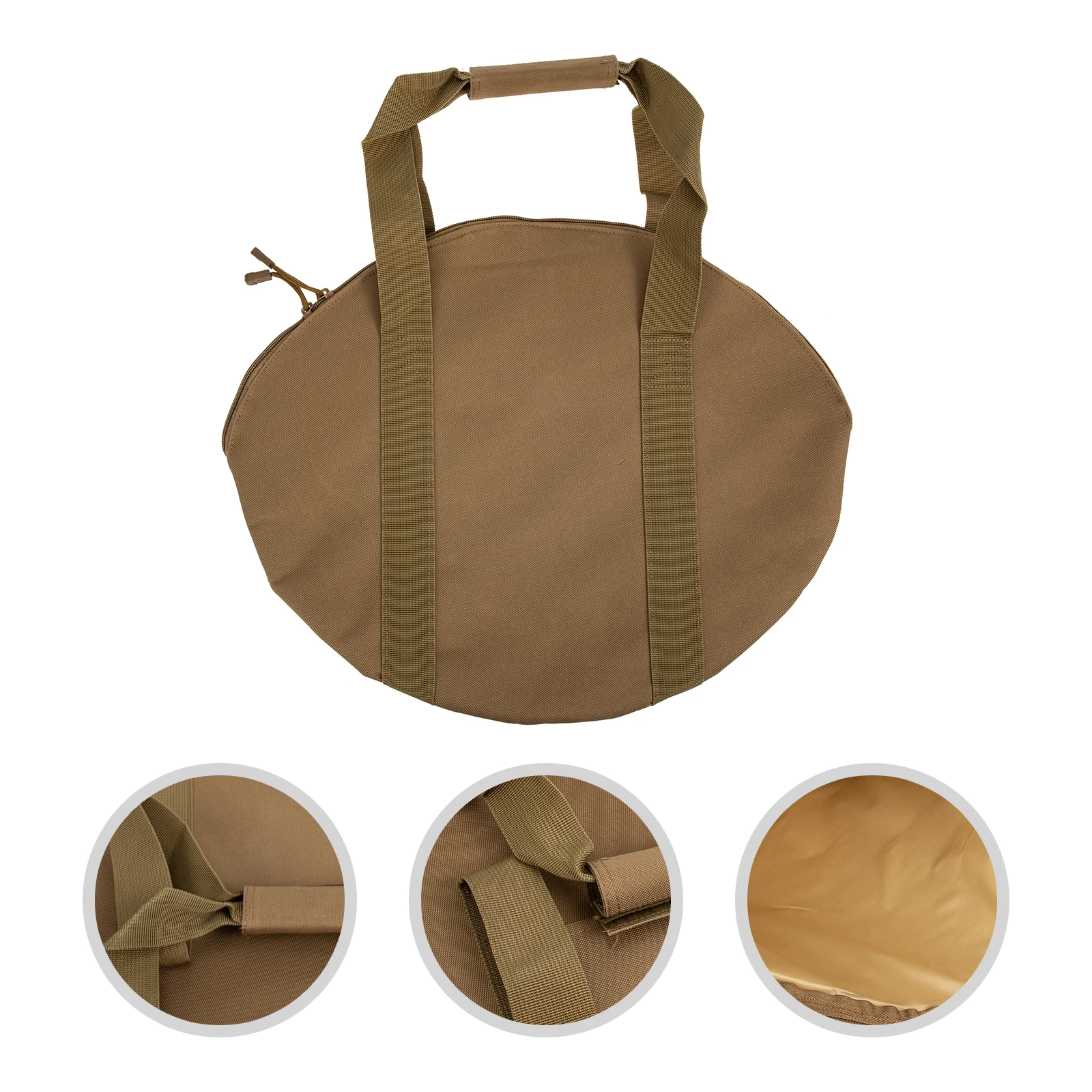 

Portable Cast Iron Skillet Bag Waterproof Oxford Cloth Storage Pouch For Outdoor Travel Lightweight Food Container Pan