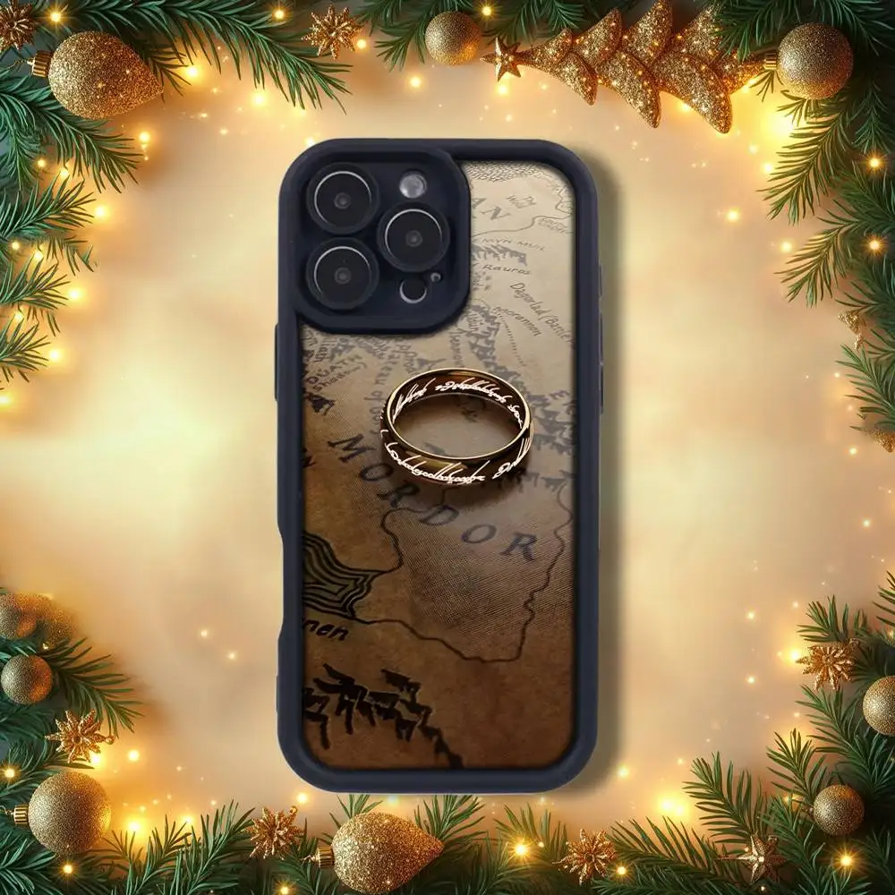 حافظة هاتف G-Gandalf A-Aragorn Movie emery باللون الأسود لهاتف iPhone 15,12,17,14,11,13,16,Pro,Air,Plus,Max,SE4,E غطاء سيليكون