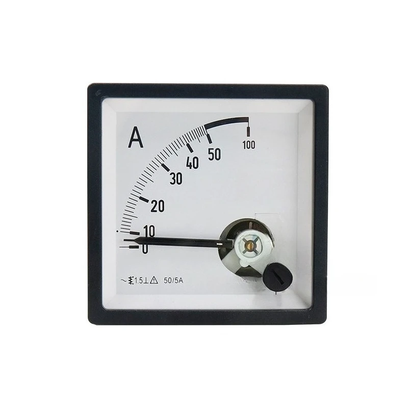 Analog Panel Meter Pointer Type AC Ammeter Voltmeter for Electrical Cabinet Power Measurement