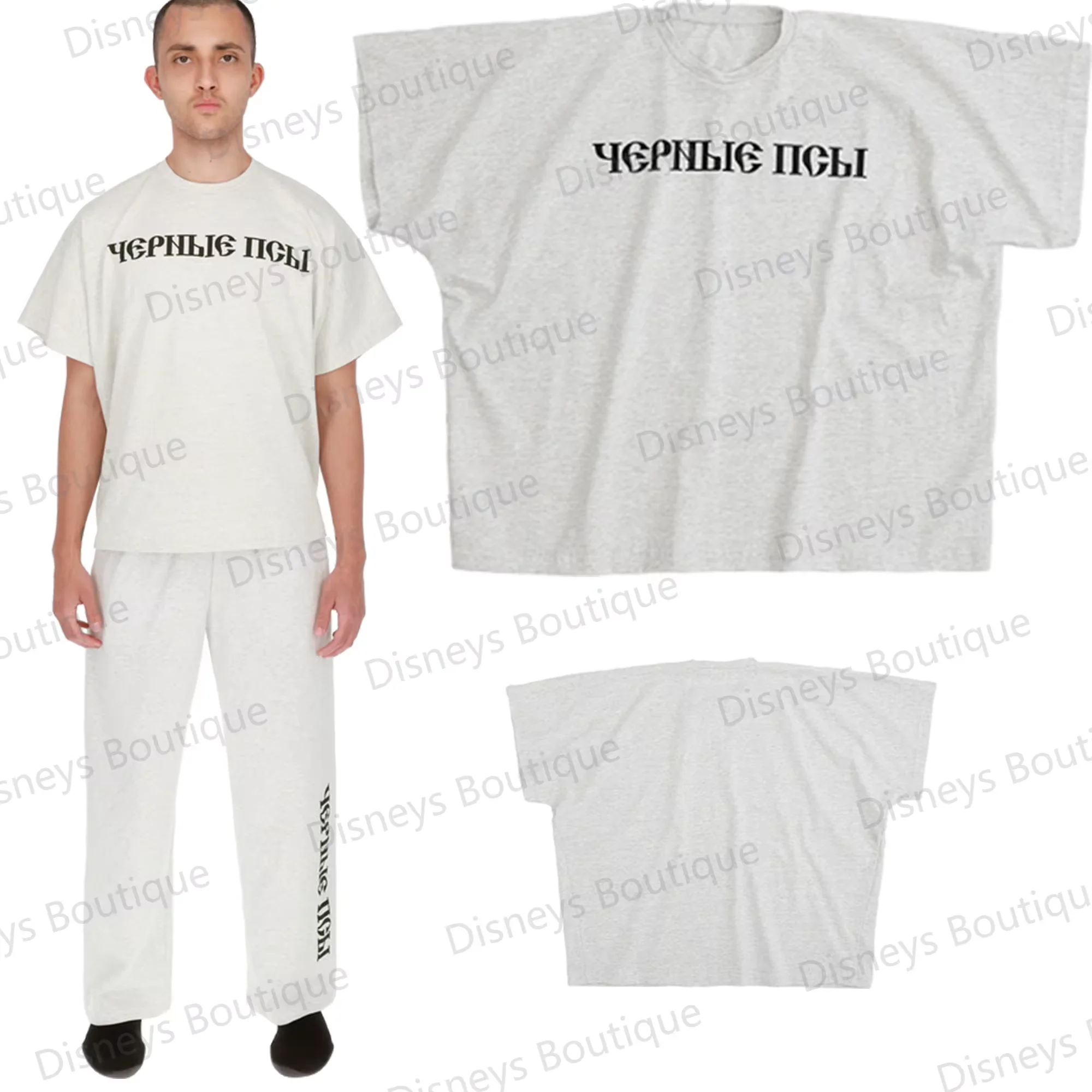 2024 New Arriavl Summer Kanye West Черныи псы GOSHA BLACK DOGS TSHIRT100% Cotton Environmental Protection Material For kid/Adult