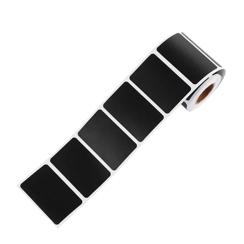 

300 Pcs Chalkboard Stickers Vinyl Removable Waterproof Kitchen Container Labels Adhesive Tabs Rectangular Stickers