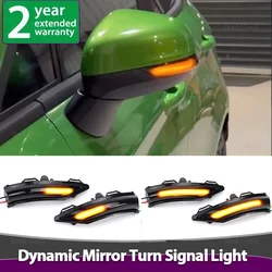 LED Dynamic Turn Signal Light Side Mirror Indicator Blinker Lamp For Ford Fiesta ST Line MK8 Puma Crossover ST 2018-2023