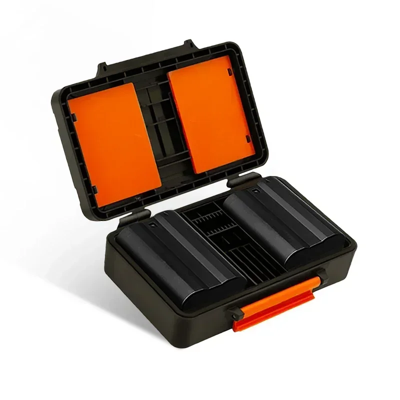 

Camera Battery Storage Box SD Memory Card Case for Sony NP-FZ100 NP-FM500H NP-FW50 Nikon EN-EL15 Canon LP-E6 LP-E8 LP-E17