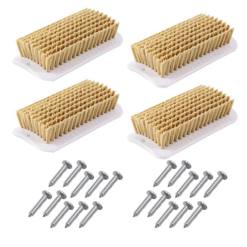 Enrichment Brush For Pigs Guinea Pig Brush Interactive Grooming Tool Wall Mounted Brush Plastic Brush Material