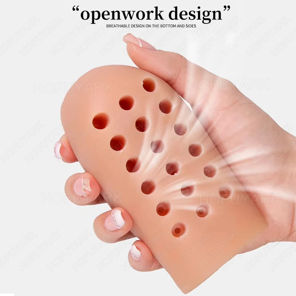 Invisible Height Increase Insole Silicone Socks Gel Heel Lift Inserts for Man Woman Taller Shoe Insoles for Plantar Fasciitis