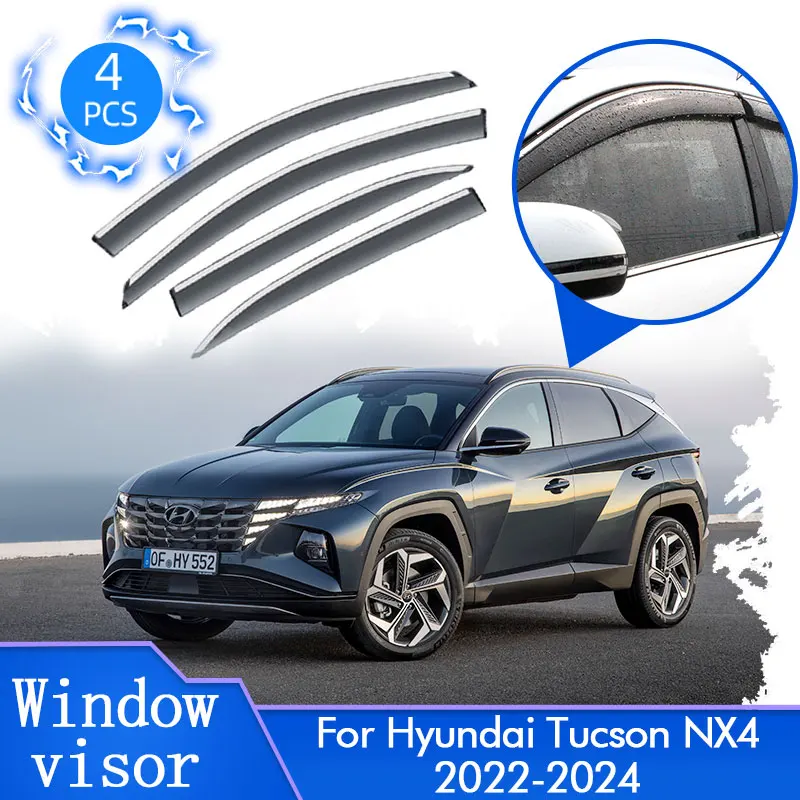 

Windshield For Hyundai Tucson NX4 LWB 2022 2023 2024 Car Rain Sun Window Visor Deflector Awning Cover Trim Sticker Accessories