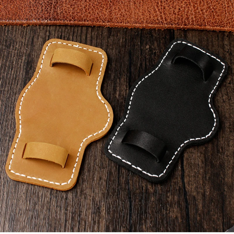 With mat 22mm 24mm 26mm Vintage Thick Genuine leather watchband For Panerai Breitling Watch band mens Bracelet for thick watches