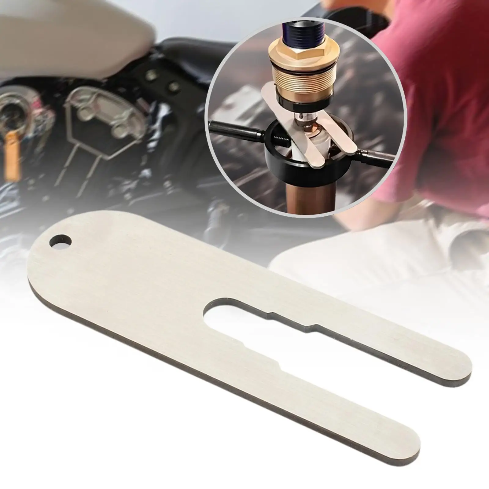 

Инструмент для удержания стержня демпфера, простой в использовании, для легкой сборки вилки, высокий