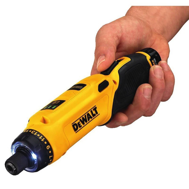 Imagem -05 - Dewalt-chave de Fenda Elétrica Giroscópica com Caixa de Ferramentas Chave Elétrica Inteligente Bateria 7.2v Dcf680