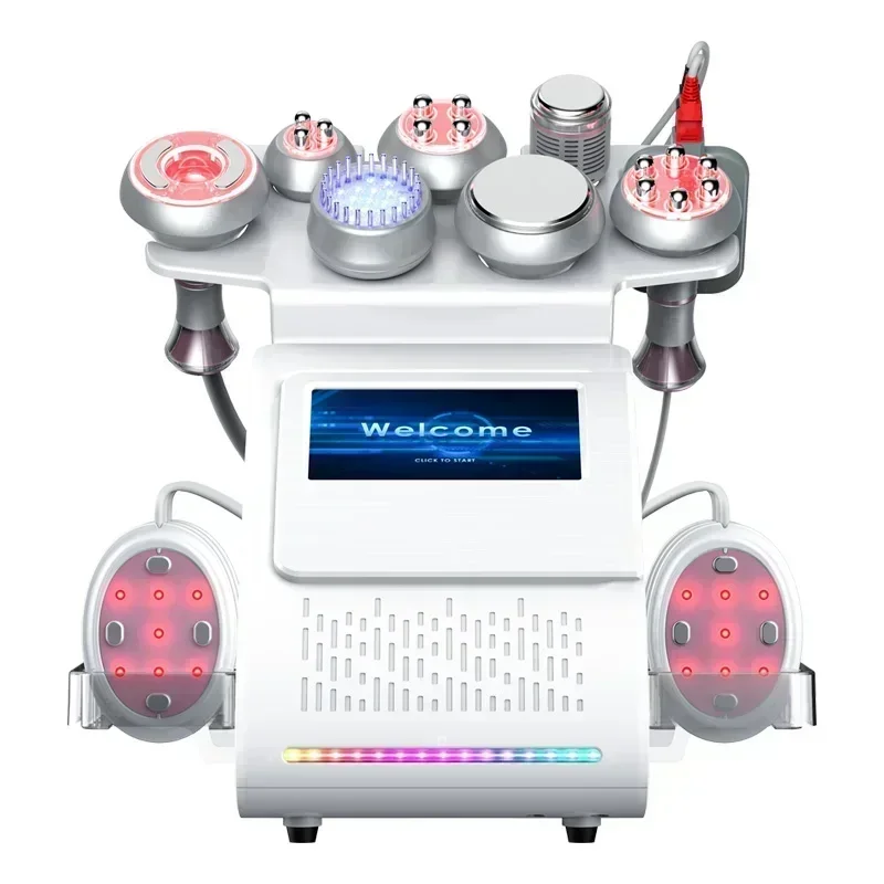 

9 in 1 Tool 80K Cavitation Ultrasonic Body Slimming Machine Multi-Polar Radio Anti-Wrinkle Rejuvenation Skin Lift Tighten