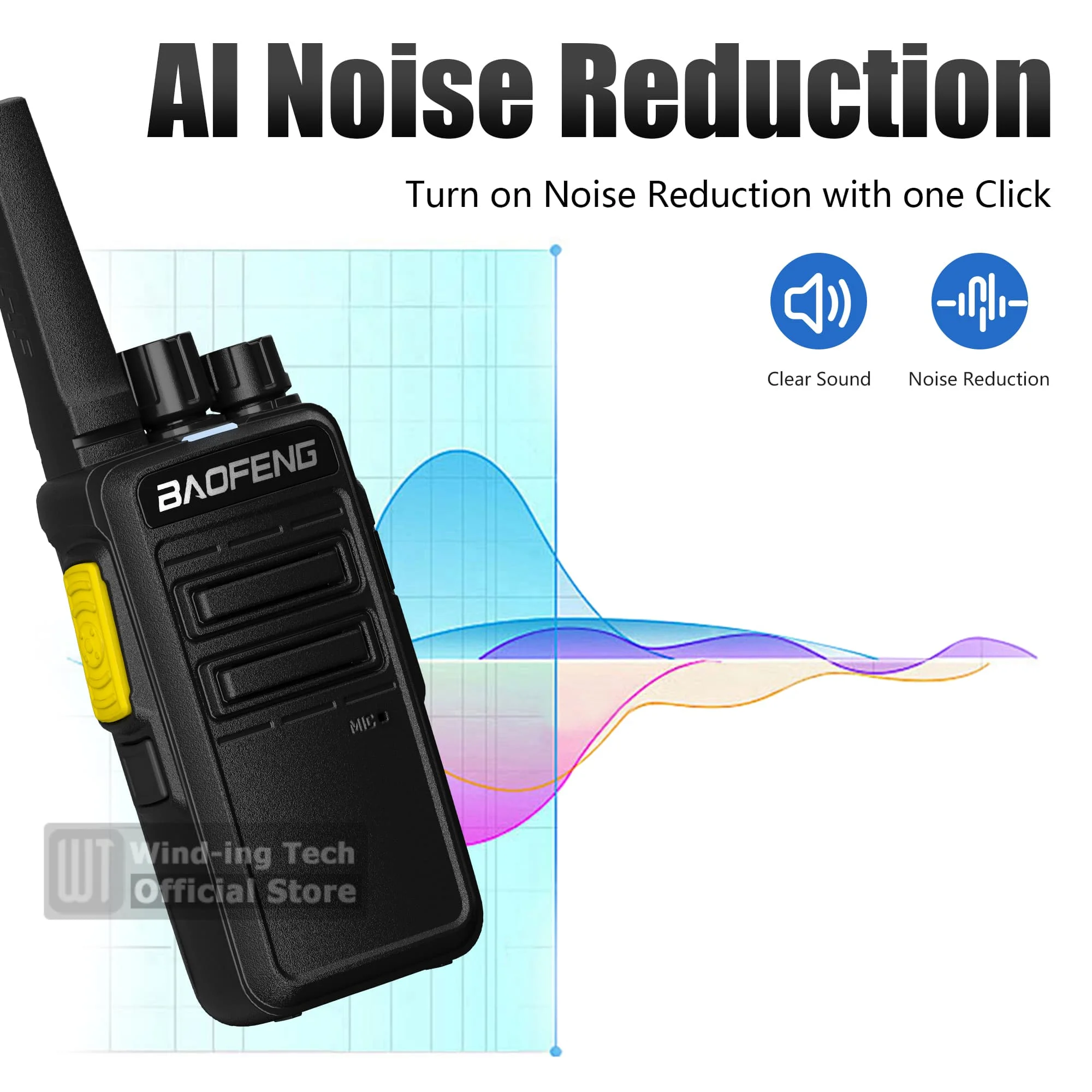 2/4 pièces Baofeng BD-V12A Radios UHF Rechargeable talkie-walkie sans fil 16CH mise à niveau réduction du bruit Mini talkie-walkie portables