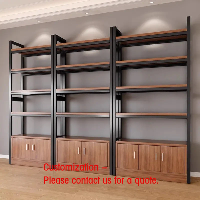 custom.Product Display Cabinet with, Shelves and Alcohol, Multi-layer Storage Racks, Floor-standing