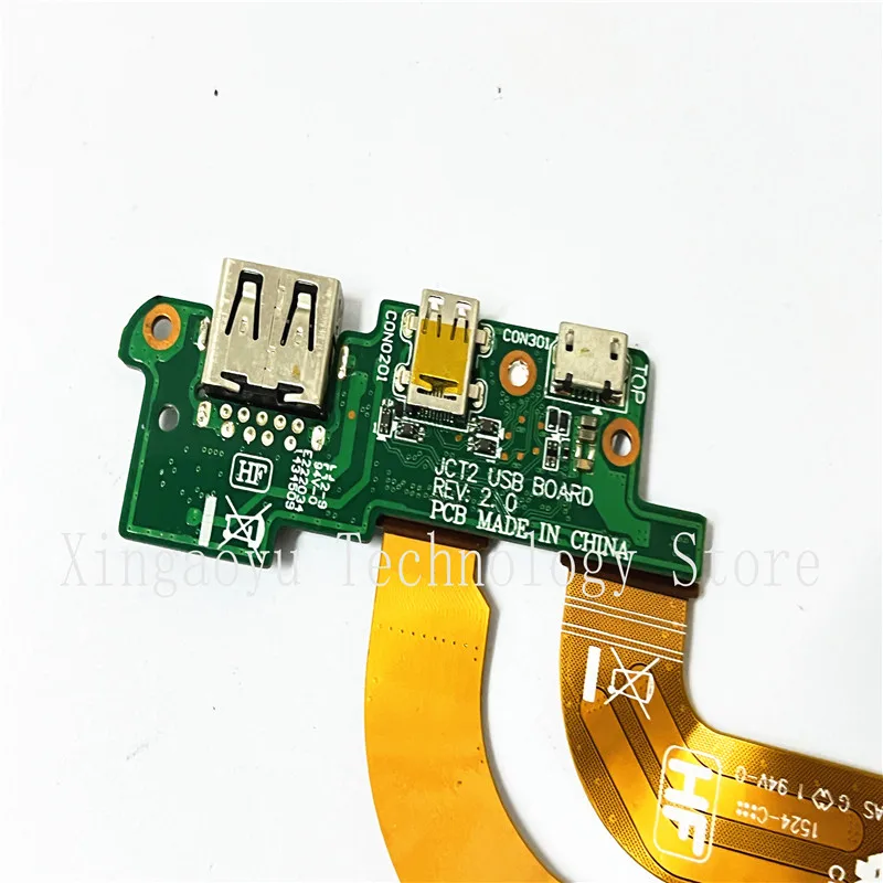 JCT2 USB BOARD FOR Dell Venue 11 Pro 7140 USB board charging interface and cable Micro Mini HDMI 100% Test Ok Free Shipping