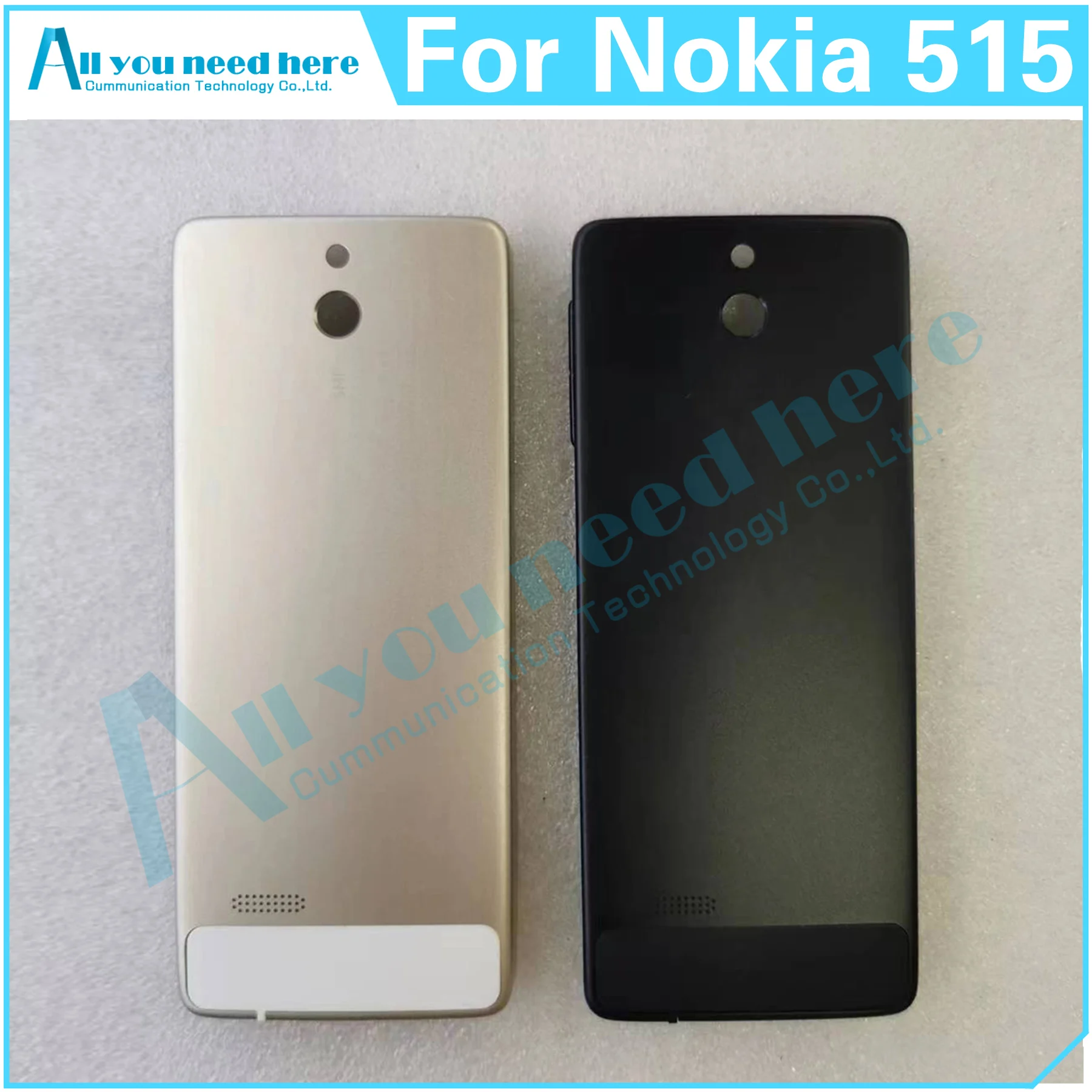 For Nokia 515 Back Cover Door Housing Case Rear Battery Cover Repair Parts Replacement