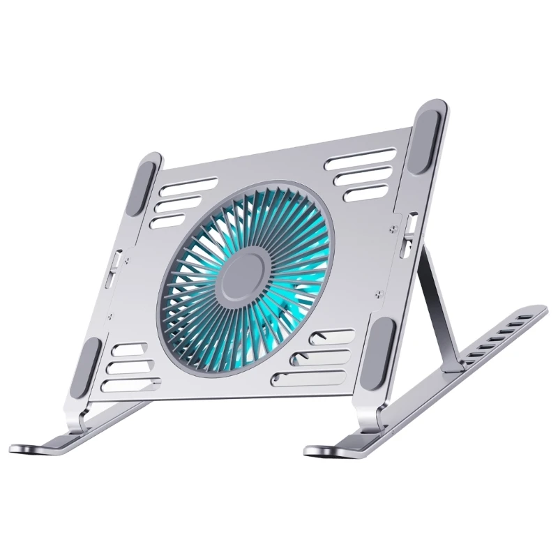 High Performances Laptop Stand Notebook Laptop Cooling Pad With Aluminum Panel And Customizable Fan Speeds Holder