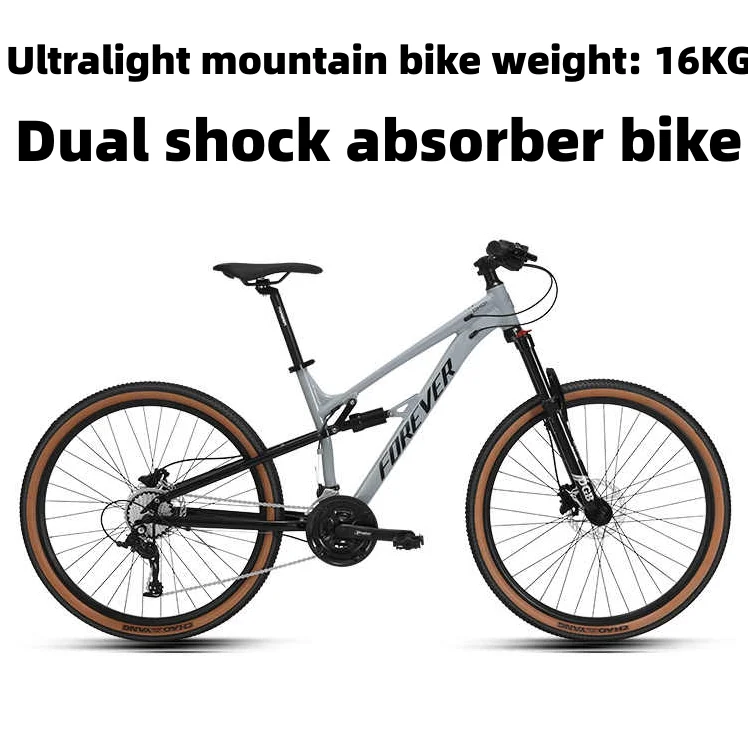 27.5 Inch Soft Tail Mountain Bike MTB Aluminum Alloy Oil Disc Bicycle Variable Speed Soft Tail Racing Car Dual Shock Absorption