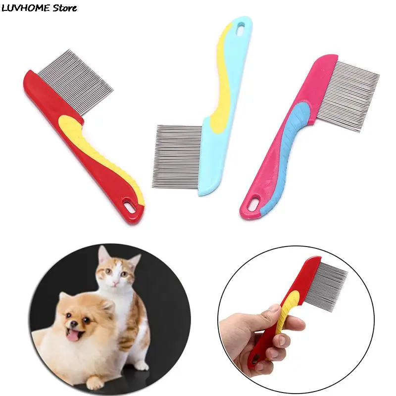 dogs cats hair removal comb stainless steel lice comb lice flea nit hair comb