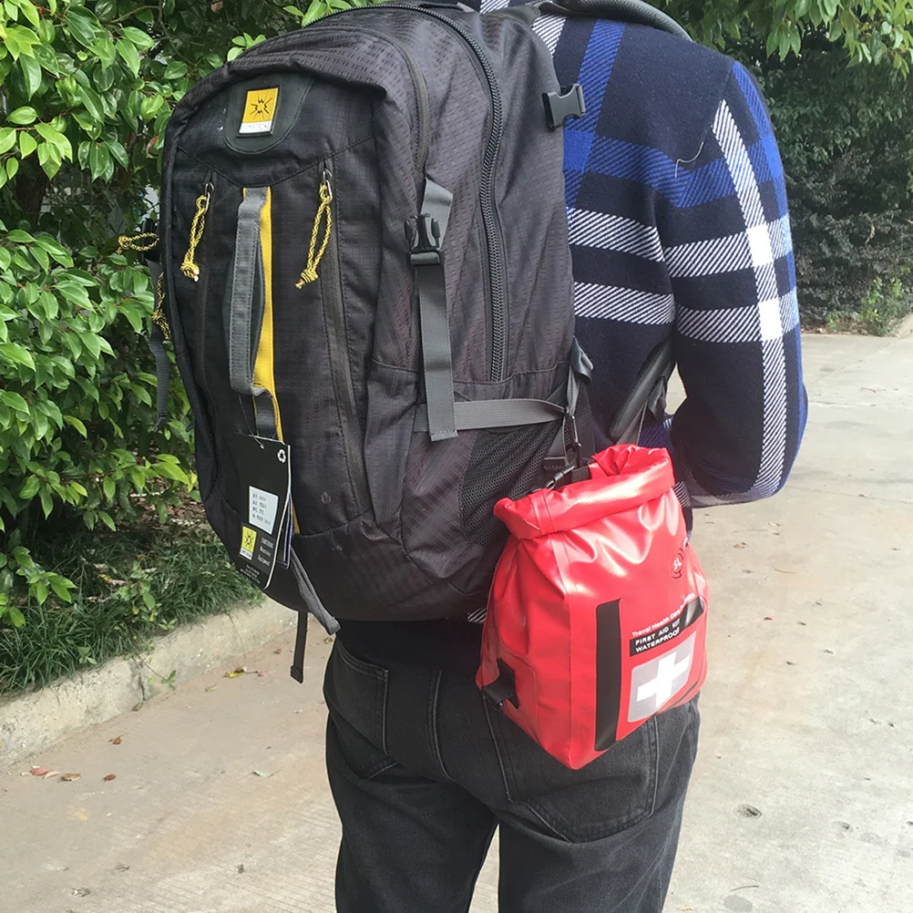 حقيبة إسعافات أولية عملية كبيرة الحجم للتخييم والسفر والمشي لمسافات طويلة في حالات الطوارئ والتخزين الطبي حقيبة الإسعافات الأولية