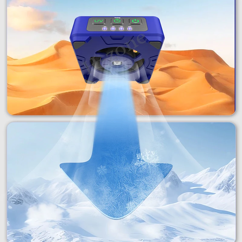 MECHANIC CUV-3 Cooling & Curing Fan with Smoke Extraction, Fast Heat Dissipation & UV Curing for Motherboard Repair Tool