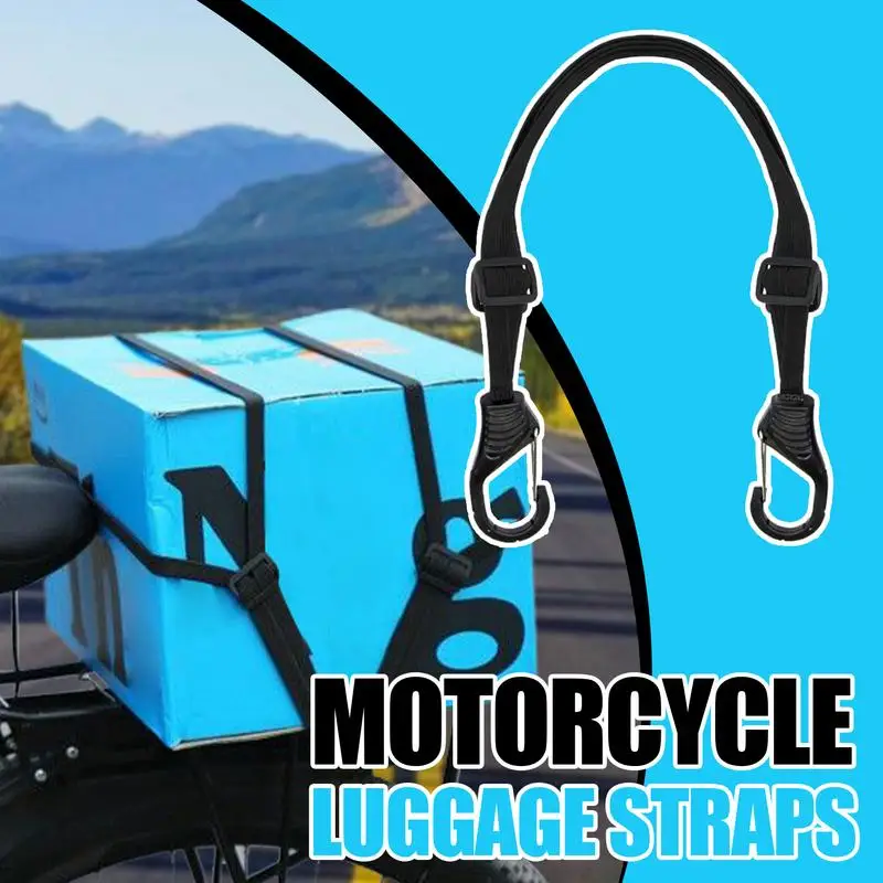 Motorcycle Straps For Cargo Helmet Rope Travel Transport Motorcycle Luggage Straps Adjustable Stretch For Securing Loads To