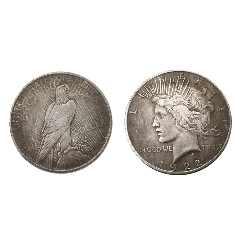1922 Statue of Liberty and Peace Coin Silver Dollar Collection Peace Doves