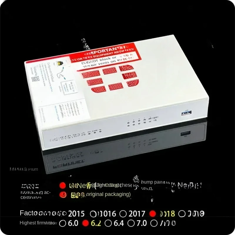 95% New FortiGate 30E Fortinet Firewall Firmware 6.2 Full Gigabit Suitable For Learning VPN FG-30E