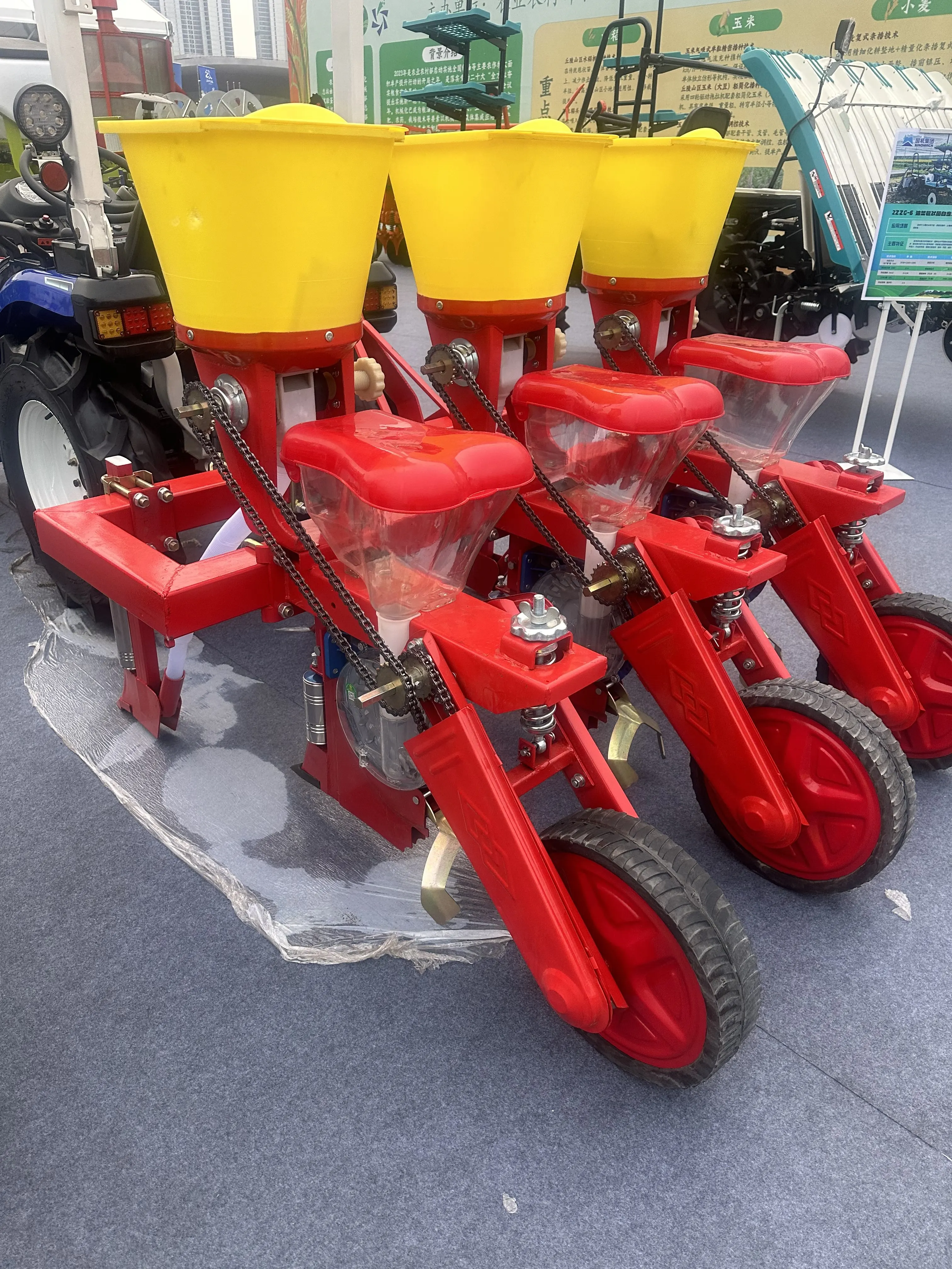 【Hot】Exquisite 3-Row Seeder Planter for Corn Soybean Cotton 3