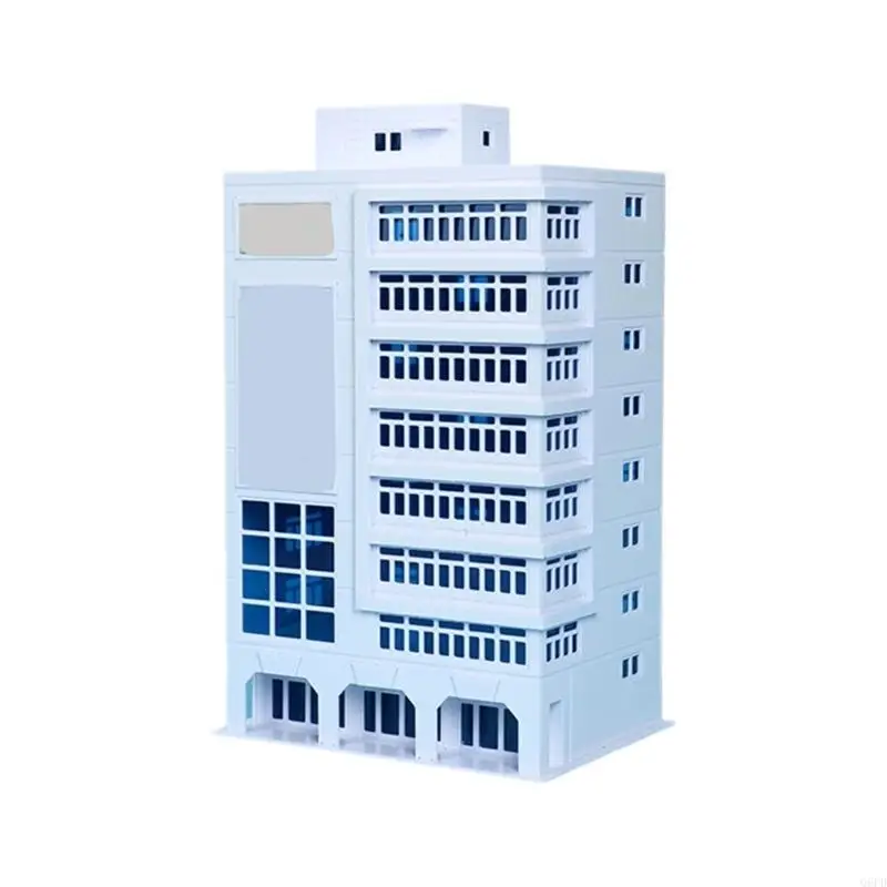 

Realistic High Rise Construction Toy 1:150 Scale Miniature Building Assembly Set