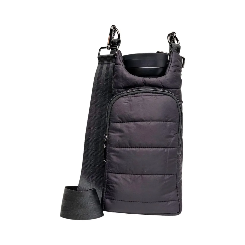 

Down Cup Holder Phone Bag Summer Front Pocket Water Bottle Holder Bag Adjustable Cold/Hot Insulation Crossbody Phone Bag