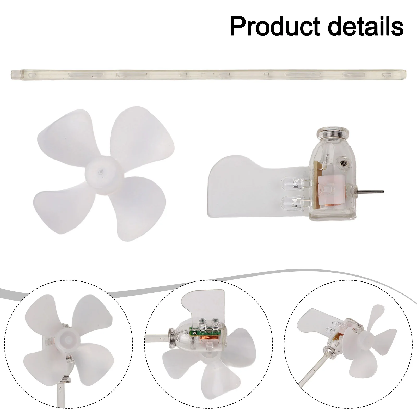 360-degree Rotation Educational Windmill 20cm Windmill Model Clear Energy Principles Illustration As Shown In The Figure
