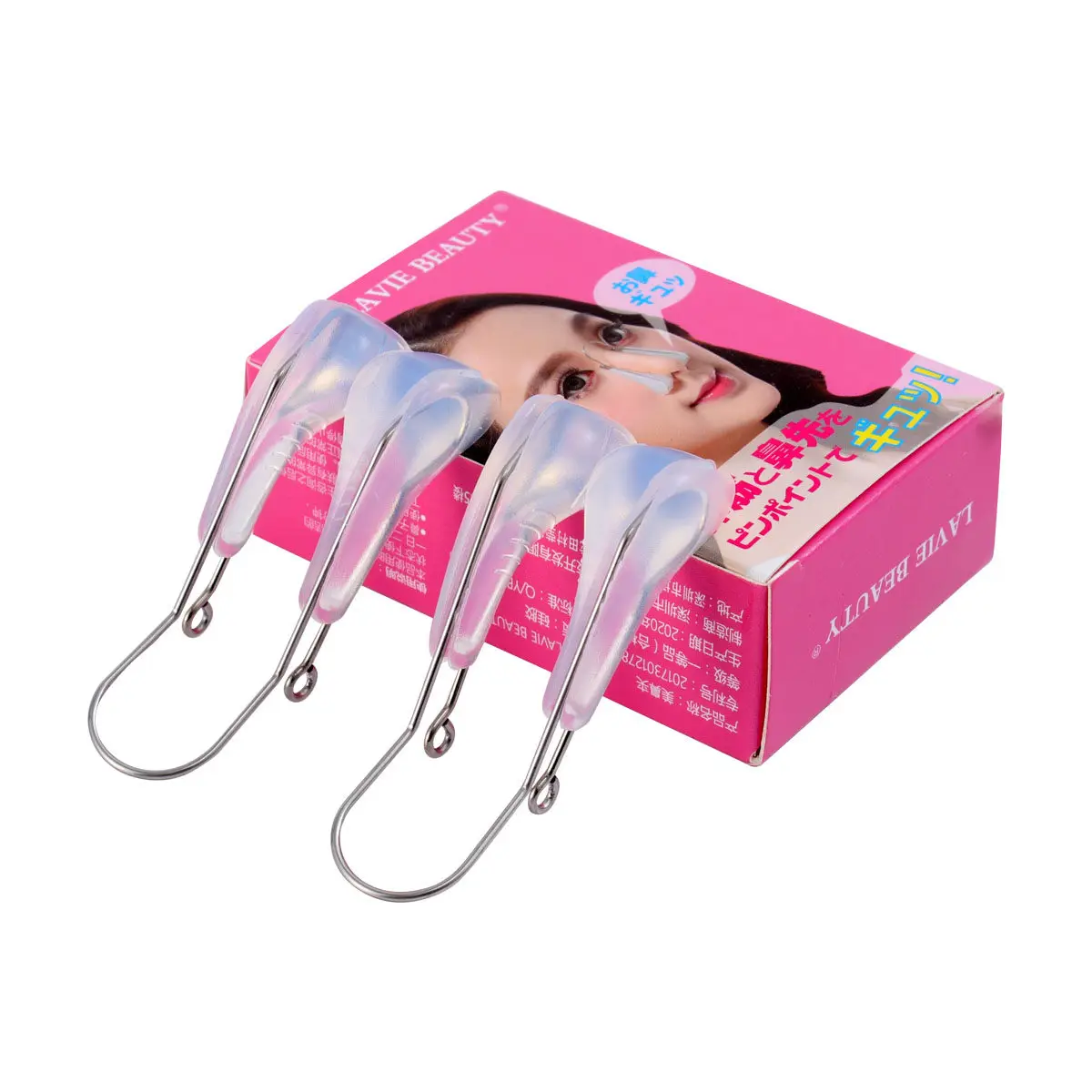 

Nose Bridge Straightener Clip for Lifting Tip and Smoothing Bumps Non Invasive Nose Up Corrector Shaping Beauty Tool White