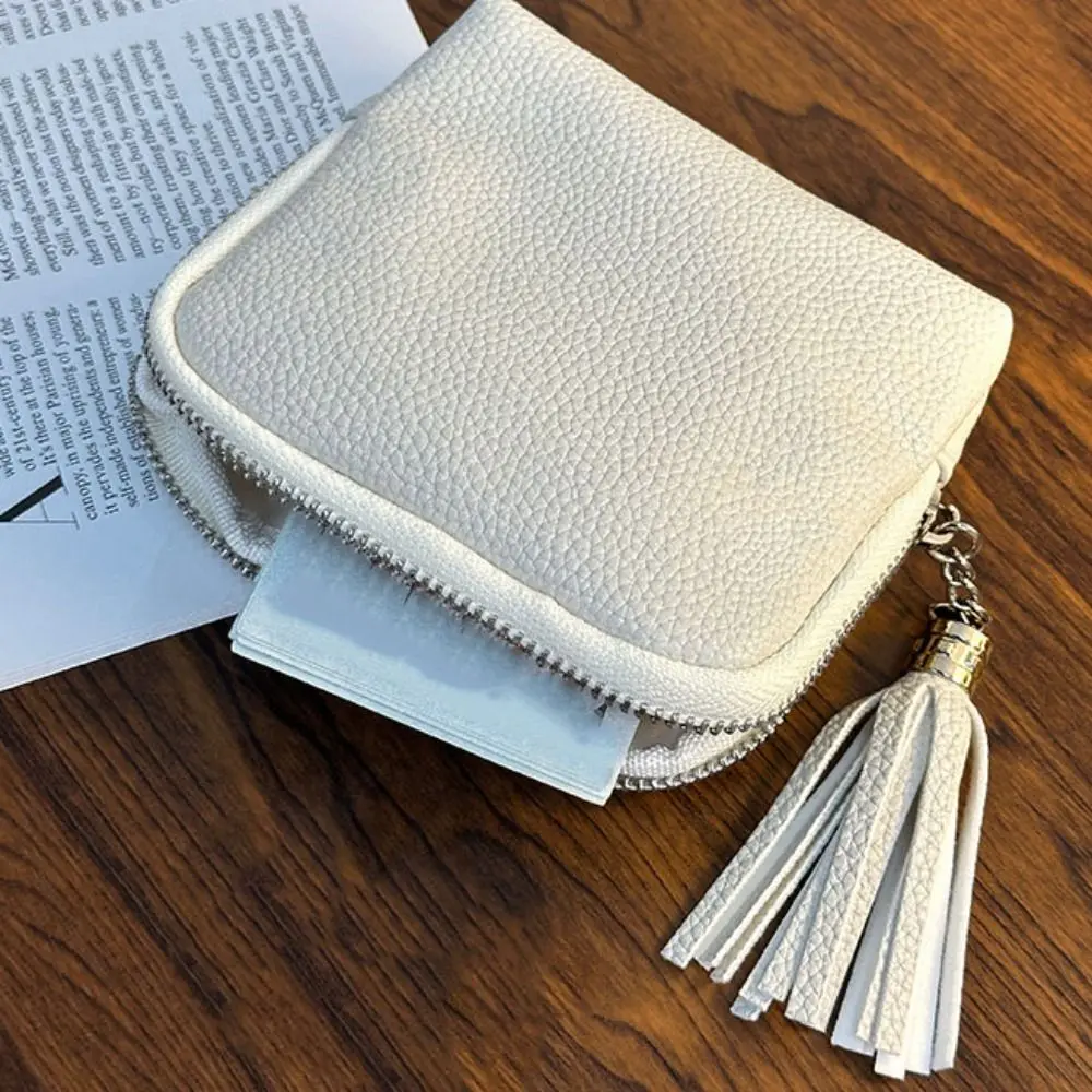 

Простая сумка для упаковки украшений с кисточками, органайзер для браслетов из искусственной кожи, вместительный футляр для хранения украшений, дорожный органайзер для ювелирных изделий