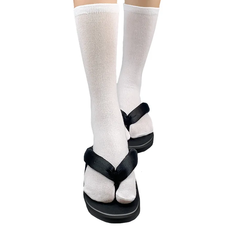 2026 Summer Japanese Style Geta Inspired Flip Flops Soft Sole Thong Sandals Cosplay Casual Indoor Outdoor Slides for Women Men