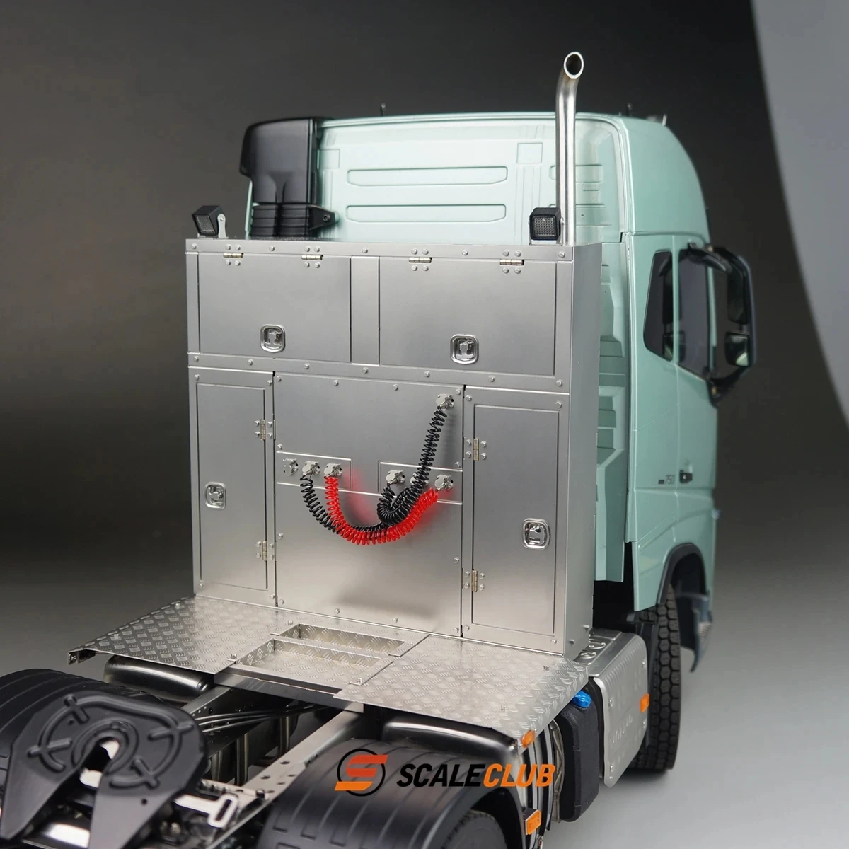 Scaleclub Model 1/14 For Tamiya Trailer Truck Universal Equipment Rack Toolbox Oka For Tamiya  For Scania Man Actros Volvo Car