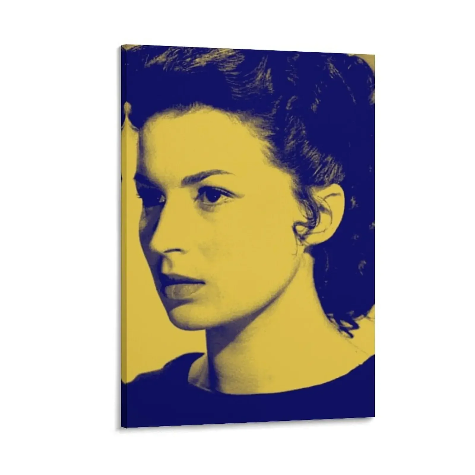 

Silvana Mangano in gold and blue Canvas Painting Wall paintings Paintings for bedroom decorative wall poster vintage home decor