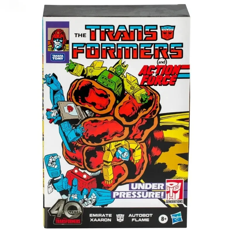 In Voorraad Hasbro Transformers Classic Toys Generations Comic Edition Autobot Flame & Emirate Xaaron Robot Speelgoed Verzamel Cadeau Hobbie