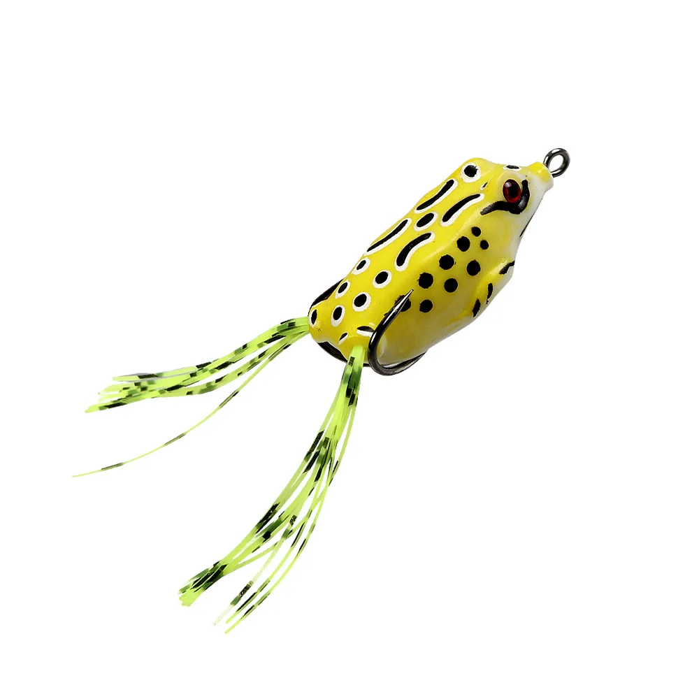 5/8/13g Realistischer Köder im Frosch-Stil aus Weichplastik mit nach oben gebogenen Doppelhaken, schwimmender Weichköder zum Fang von Schwarzbarschen – Detail 8